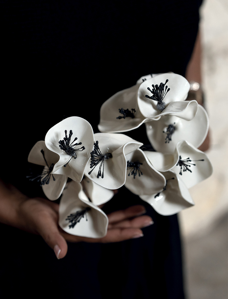 GAMME SOUVENIR - Fleurs en porcelaine