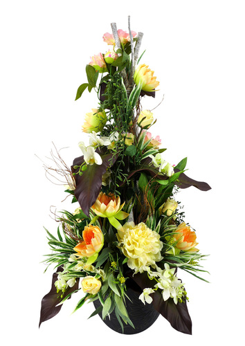 COMPOSITION POUR DECOR DE CHAMBRE FUNÉRAIRE