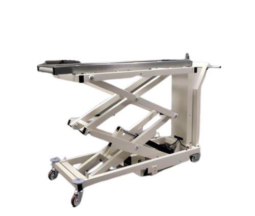 Lifting trolley with sensitive drive assist