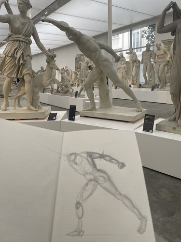 Body casting training - Marie Mirailles - Art studio