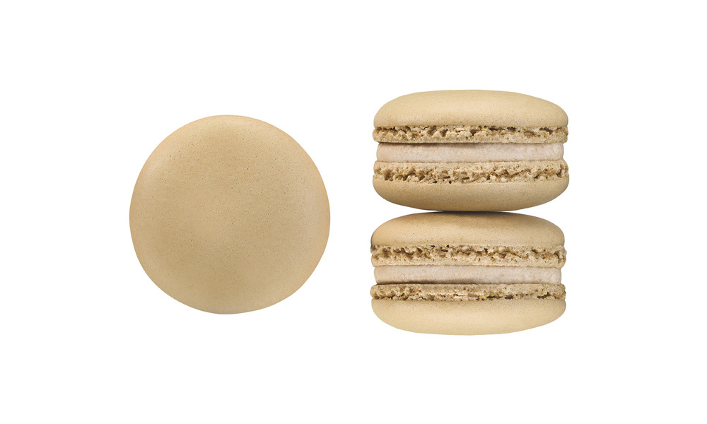 Macaron Marron et Rhum ambré