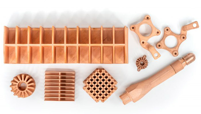 La Metal X peut désormais imprimer en 3D des pièces en cuivre pur