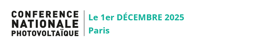 Conférence Nationale Photovoltaïque - 2025