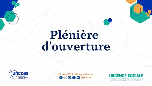 Plénière d'ouverture