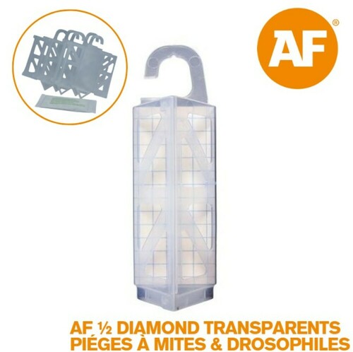 AF® 1/2 DIAMOND PIÈGES À MITES TRANSPARENTS