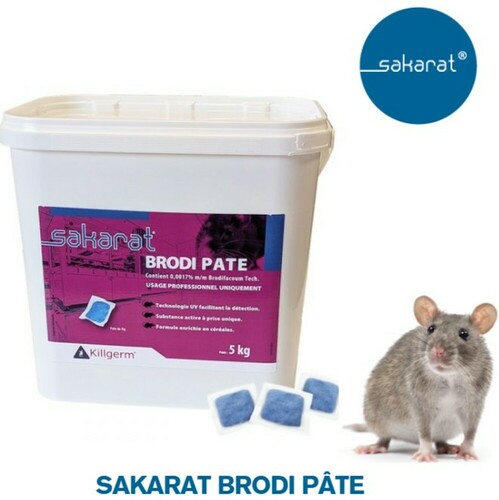 SAKARAT® BRODI PÂTE 17 PPM SEAU DE 5KG