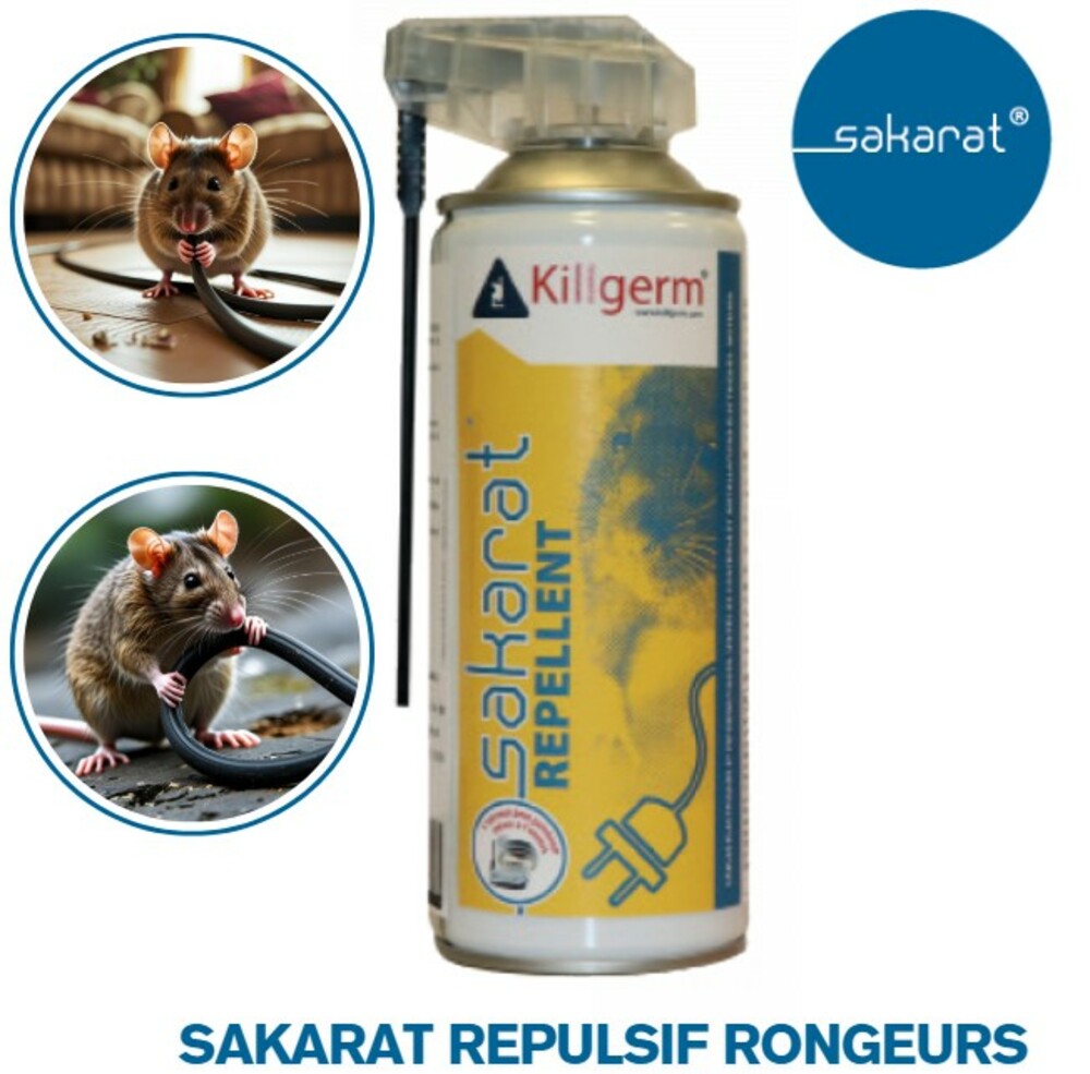 SAKARAT® REPELLENT 500ML RÉPULSIF RONGEURS