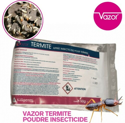 VAZOR® TERMITES POUDRE TERMICIDE SACHETS DE 50G