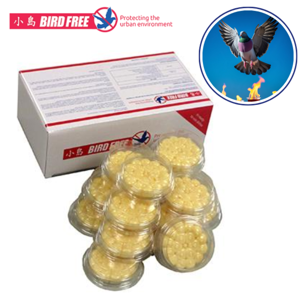 BIRD FREE™ COUPELLES DE GEL RÉPULSIF PIGEONS / ANTI OISEAUX