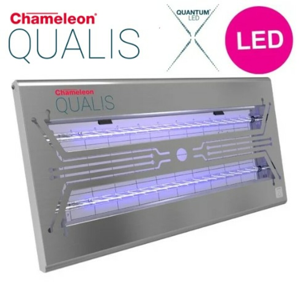 CHAMELEON® QUALIS X LED INOX DESTRUCTEUR D'INSECTES VOLANTS PESTWEST®