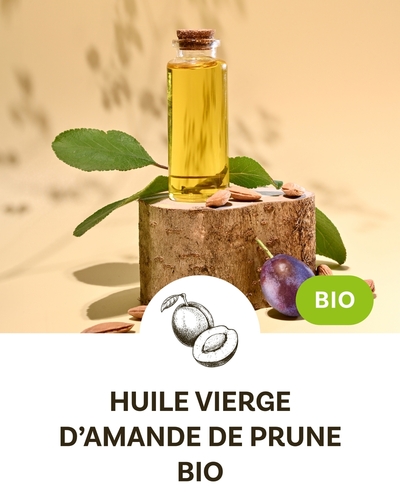 Huile vierge d'Amande de Prune BIO