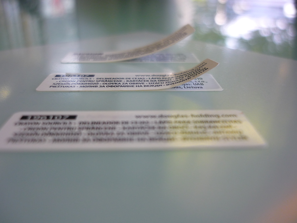 Booklet labels