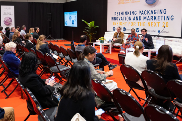 Woman holding a bottle