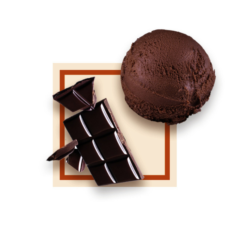 Glace chocolat 2,5Lx8 GDA - 13808 -