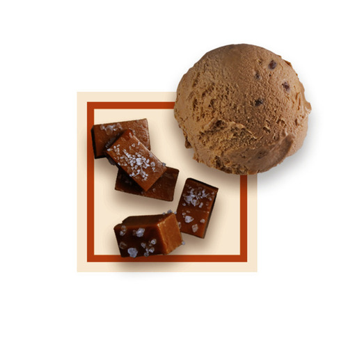 Glace caramel beurre Isigny 2,5Lx8 GDA - 199608 -