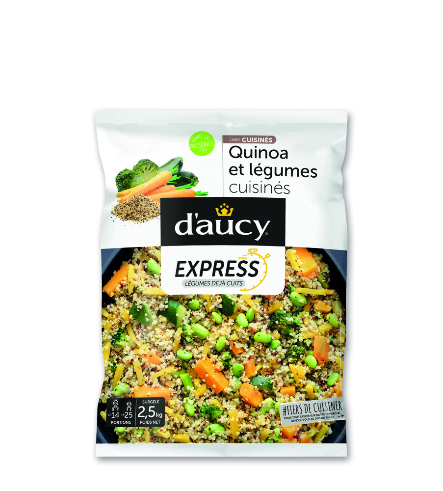 Poêlée de légumes et quinoa aux épices douces 2,5 kg d'aucy Veggie |197494