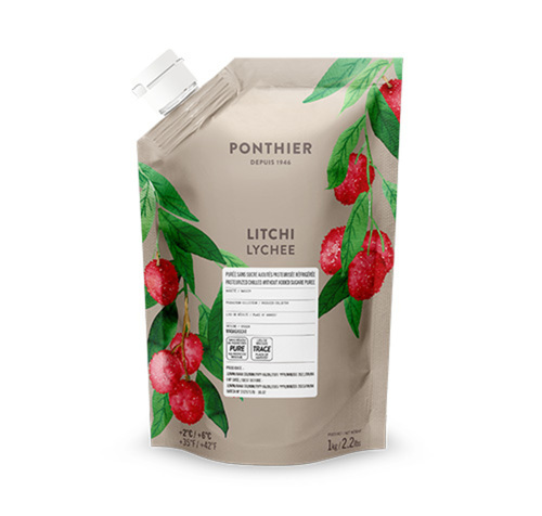 Purée de Litchi (sans sucres ajoutés)
