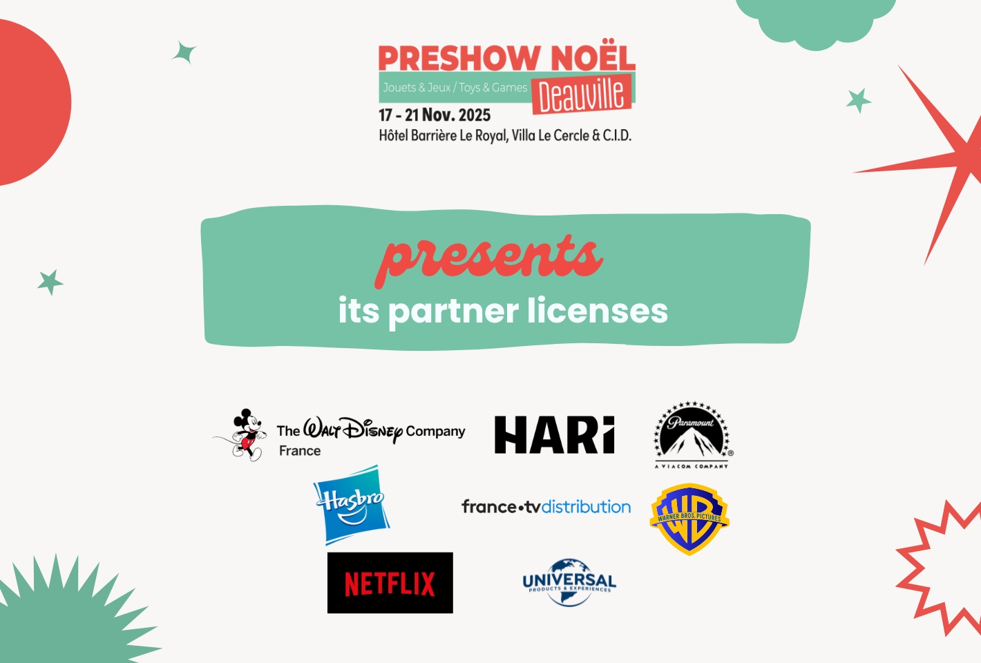 The World’s Biggest Licenses Await You at the Preshow !