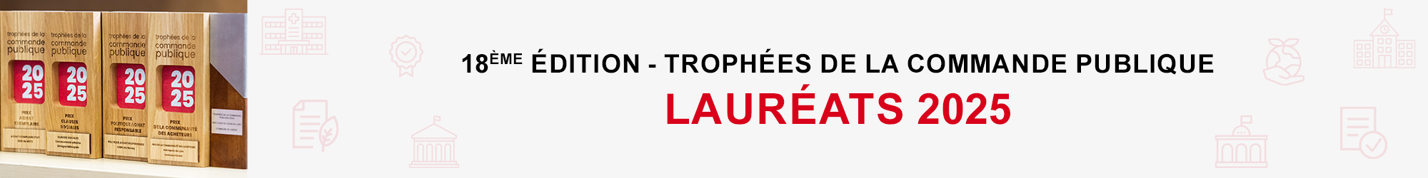 Les lauréats des Trophées de la commande publique 2025