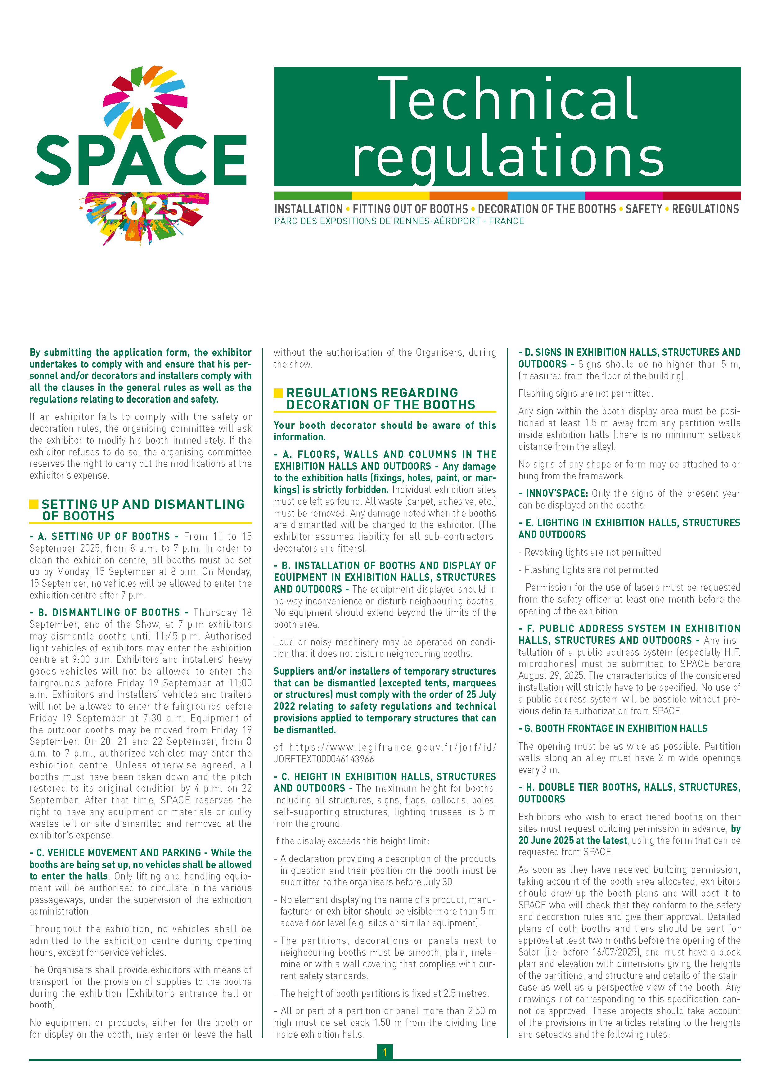 Règlement technique