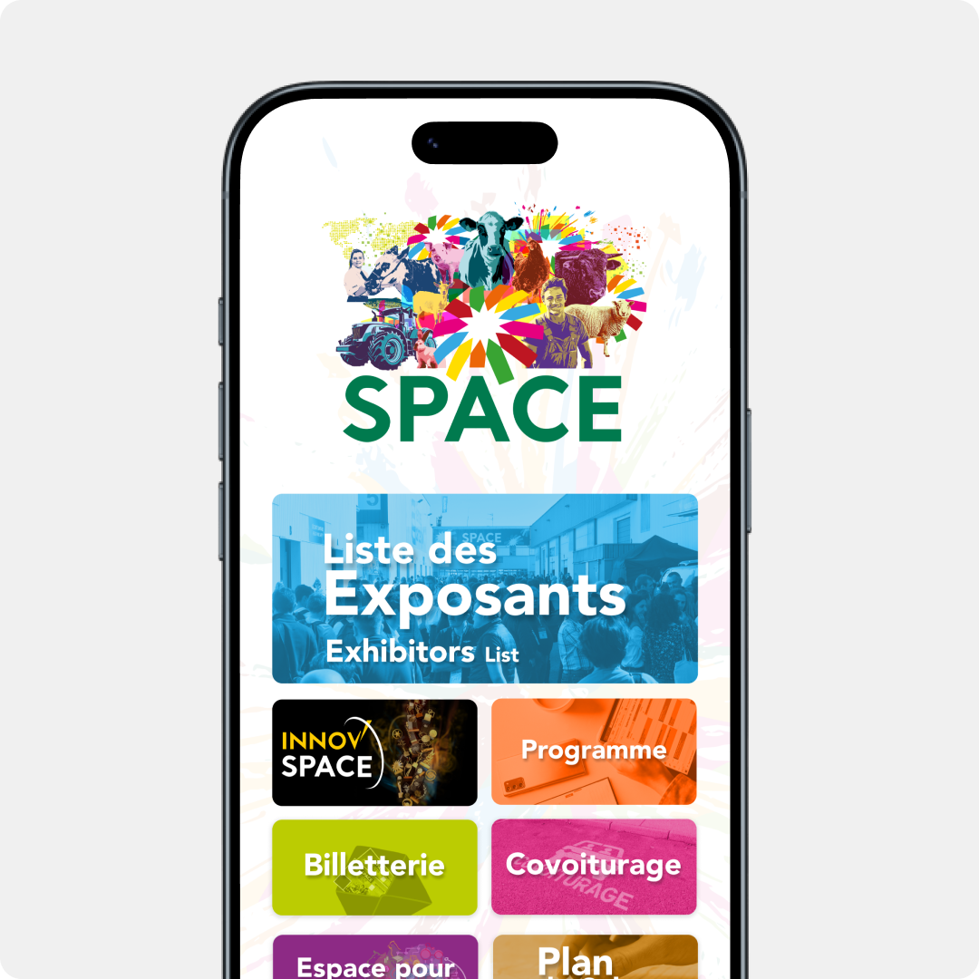 Application mobile SPACE 2025
