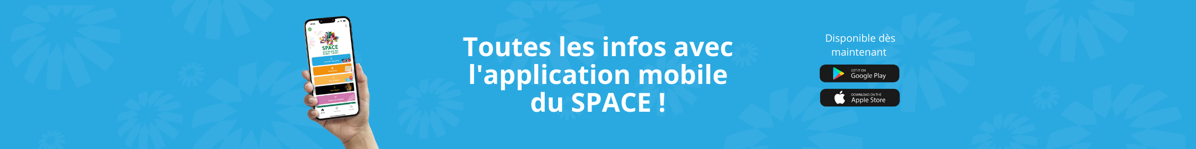 Application mobile SPACE 2025