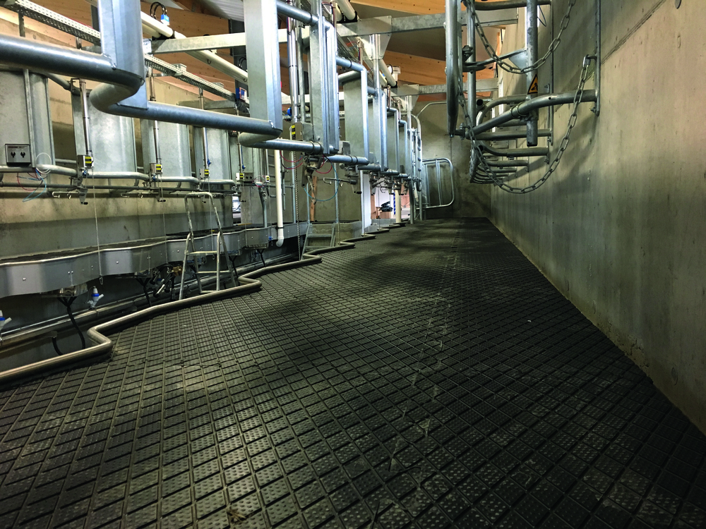 Clip Super - Antislip tile form milking parlours