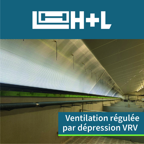 Le VRV, bien plus qu’un dispositif classique de ventilation en élevage