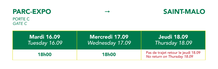 Parc-Expo vers Saint-Malo