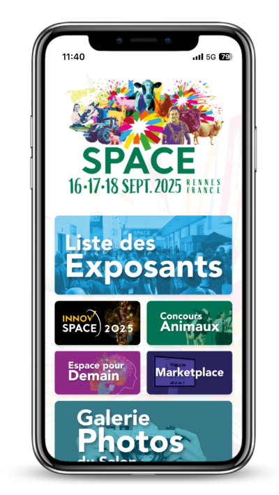 Application mobile SPACE 2025