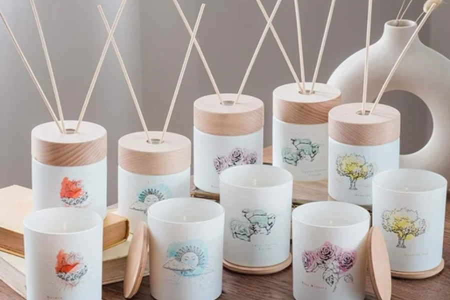 des bouchons packaging présentés