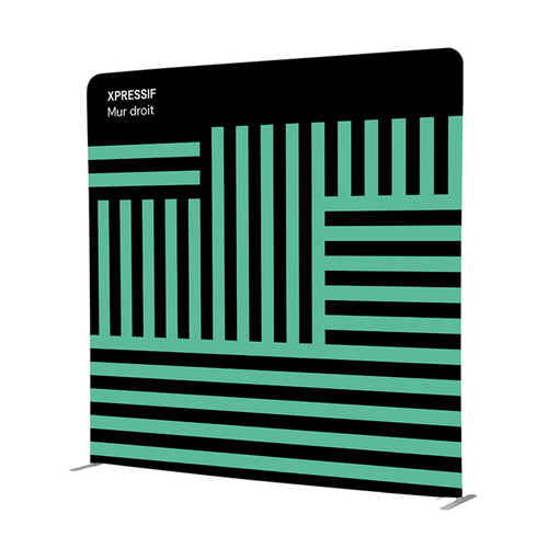 XPRESSIF - Mur droit tubulaire
