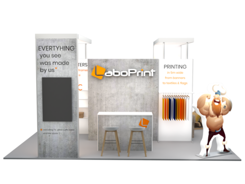 ExpoLab – Modular printed exhibition stand