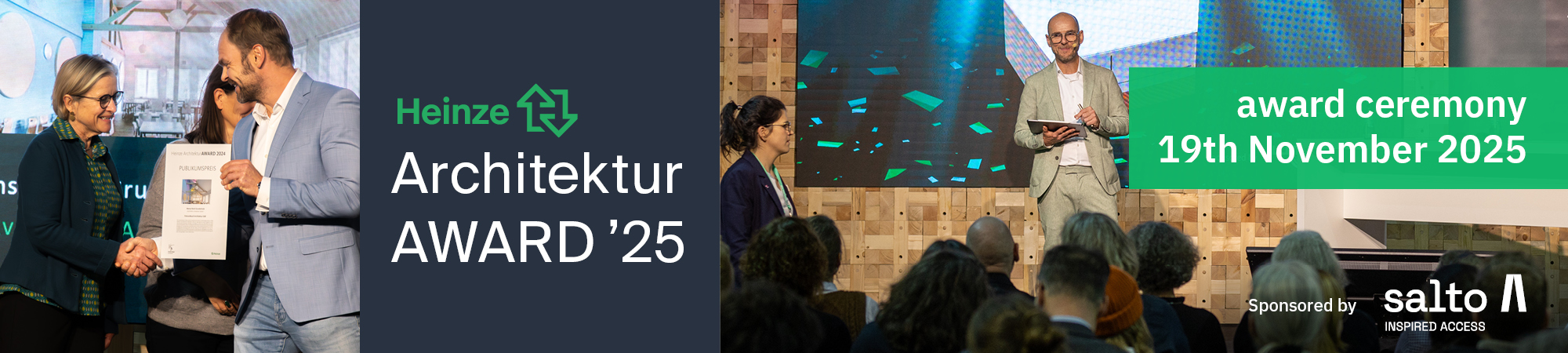 Heinze ArchitekturAWARD Verleihung beim Klimafestival