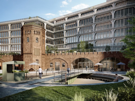 Intelligentes Regenwassermanagement am Postbahnhof in Berlin