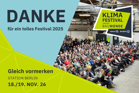 Klimafestival der Bauwende 19./20. Nov in Berlin