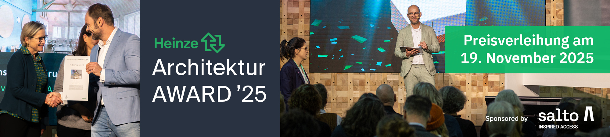 Heinze ArchitekturAWARD Verleihung beim Klimafestival