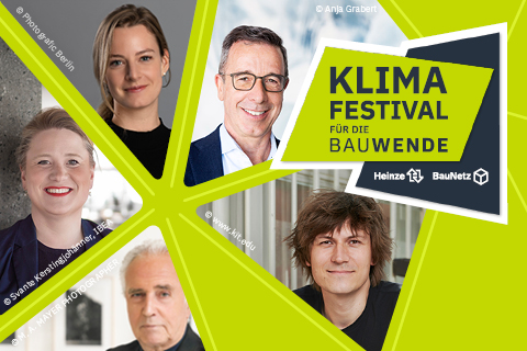 Keynotes, Workshops, Thementalks beim Klimafestival für die Bauwende