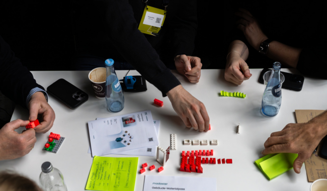 Austausch beim Klimafestival für die Bauwende