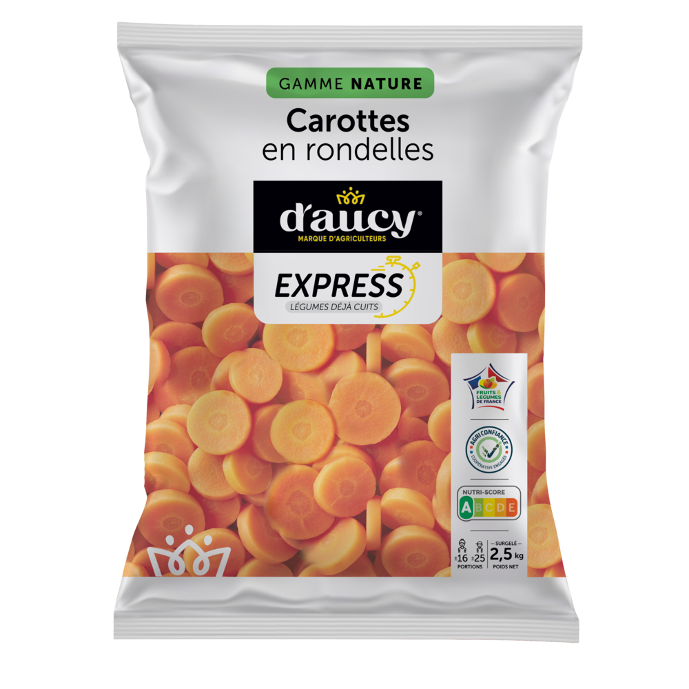 247918 - Carottes en rondelles LegFR CE2 2,5 kg Express d'aucy