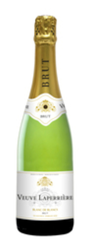 163170 Vin mousseux brut Blanc de Blancs en bouteille 75 cl VEUVE LAPERRIERE