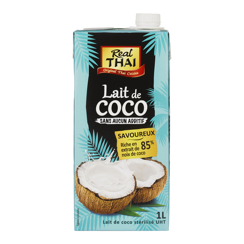 196727 Lait de coco en brique 1 L REAL THAÏ