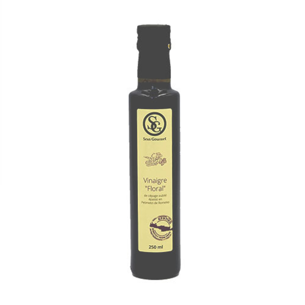 247871 Vinaigre floral Romeiko au Petimetzi en bouteille 250 ml SENS GOURMET