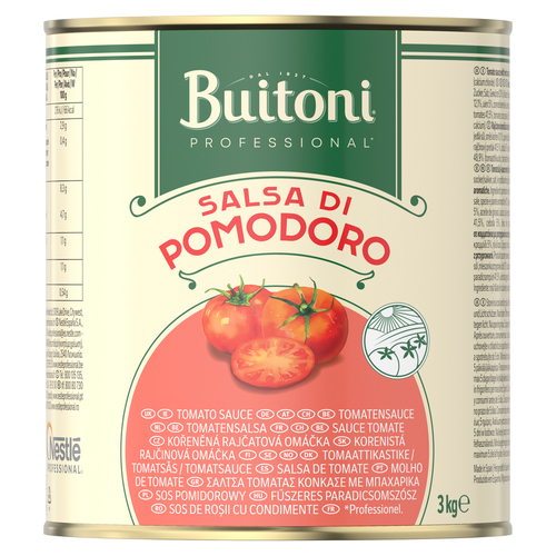 314582  BUITONI® Sauce Tomate - Salsa di Pomodoro​ - Boîte de 3 kg