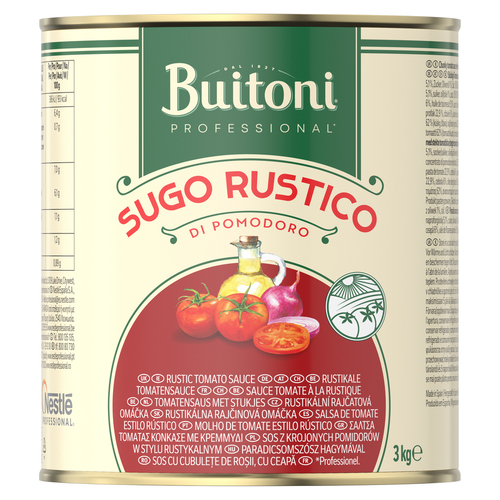 314538  BUITONI® Sauce Tomate - Sugo Rustico - Boîte de 3 kg