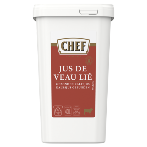 5287  CHEF® Jus de Veau Lié - Boîte de 1,2 kg pour 24 L à 48 L 
