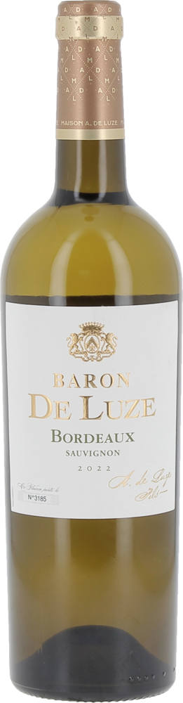 BARON DE LUZE BLANC SEC 2023 -BORDEAUX AOP (Label Terra Vitis)