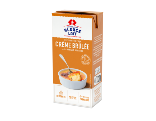 Préparation pour crème brûlée à la vanille bourbon