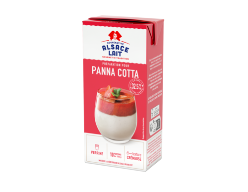 Préparation pour panna cotta