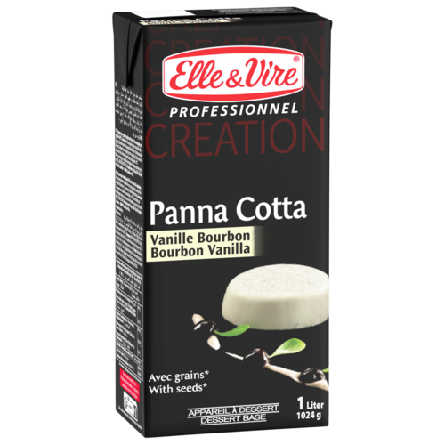 Panna Cotta Vanille Bourbon 1L Elle et Vire